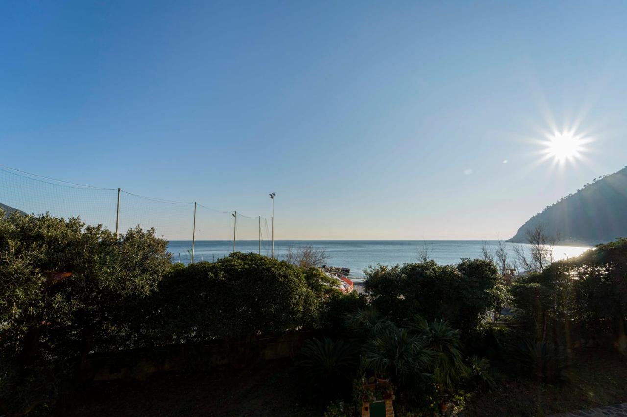 111 - Casa La Secca Vista Mare, 100Metri Dalla Spiaggia E Mare Moneglia Exteriör bild