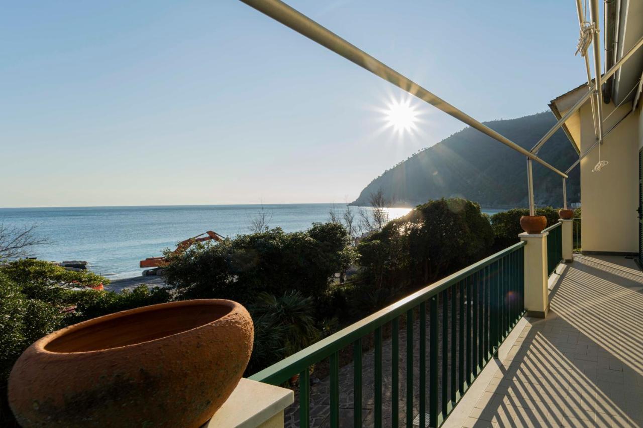 111 - Casa La Secca Vista Mare, 100Metri Dalla Spiaggia E Mare Moneglia Exteriör bild