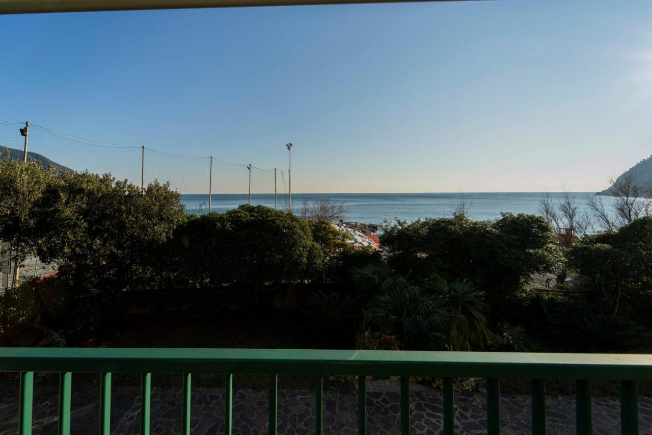 111 - Casa La Secca Vista Mare, 100Metri Dalla Spiaggia E Mare Moneglia Exteriör bild